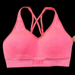 Victorias Secret Pink Active Seamless Air Lightly Lined Padded Gym sport Bra S